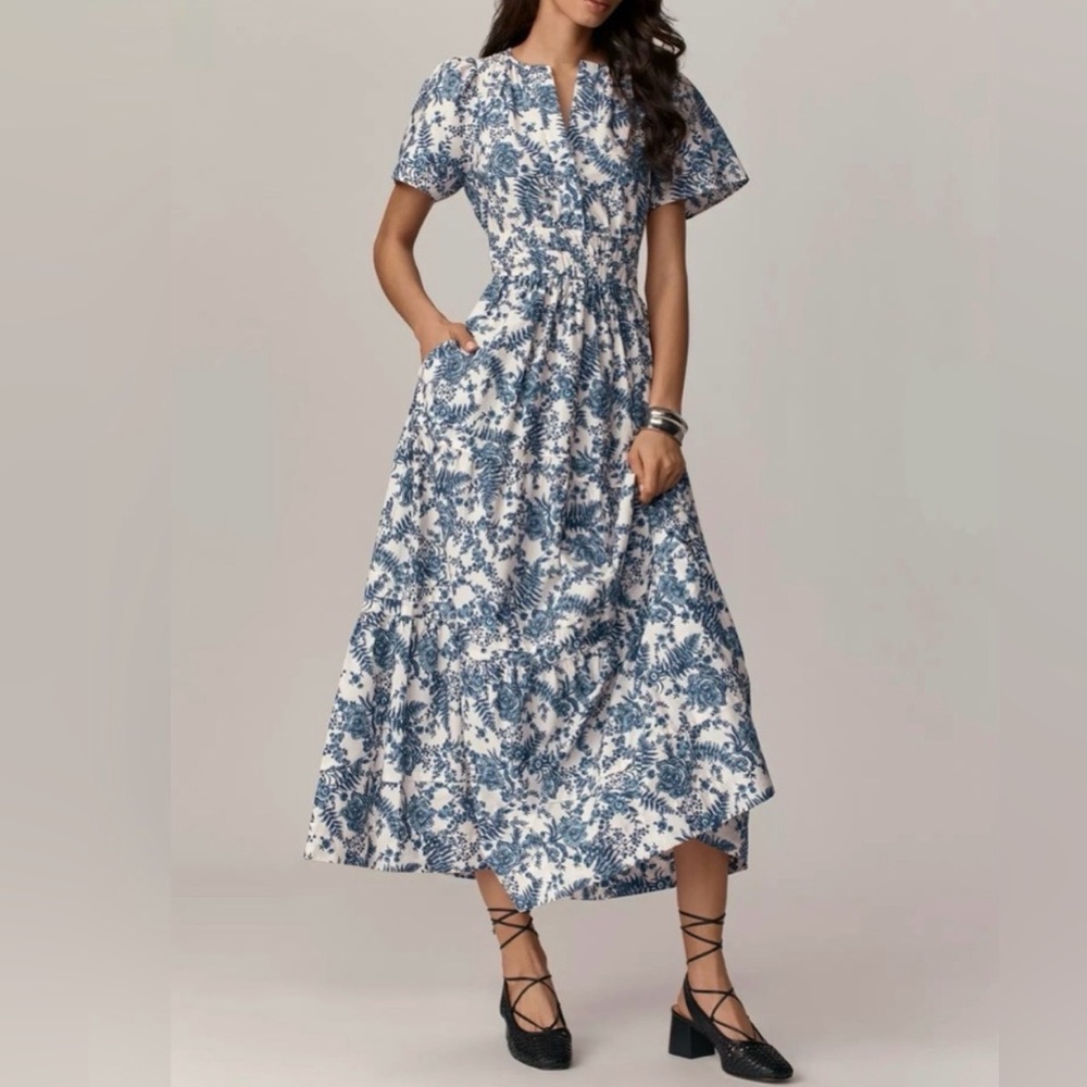 Floral Anthropologie Somerset 1X